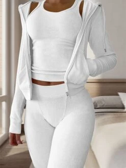 Women's Flannel Lounge Sets Sweasuits 3 Pieces Pure Color Warm Fashion Plush Home Daily BedWarm Breathable Hoodie Long Sleeve Hoodie Pant Fall Winter Claret Lotus Pink 25 Women's Flannel Lounge Sets Sweasuits 3 Pieces Pure Color Warm Fashion Plush Home Daily BedWarm Breathable Hoodie Long Sleeve Hoodie Pant Fall Winter Claret Lotus Pink -Ladies Pajamas Store ugqwgh1695798633432