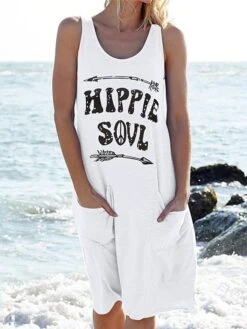 Women's Loungewear Nightshirt Dress Letter Fashion Casual Street Date Airport Cotton Spandex Jersey Breathable Crew Neck Sleeveless Pocket Summer Spring Black White 10 Women's Loungewear Nightshirt Dress Letter Fashion Casual Street Date Airport Cotton Spandex Jersey Breathable Crew Neck Sleeveless Pocket Summer Spring Black White -Ladies Pajamas Store uhzaxq1679966375448