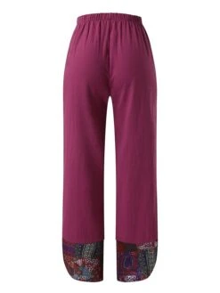 Women's Plus Size Loungewear Pants Lounge Pants Dot Flower Fashion Casual Comfort Home Daily Vacation Polyester Breathable Pocket Elastic Waist Summer Spring Black Army Green -Ladies Pajamas Store uvqcmv1680598051668