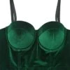 Corset Women's Corset Tops Prom Party & Evening Club Black Wine Green Sexy Overbust Corset Buckle Backless Tummy Control Pure Color Summer Spring -Ladies Pajamas Store uzozwz1643187454822