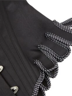 Corset Women's Corsets Halloween Party & Evening Club Black Blue Comfortable Overbust Corset Hook & Eye Lace Up Retro Tummy Control Push Up Flower Spring Fall Winter -Ladies Pajamas Store vebamn1658476222446