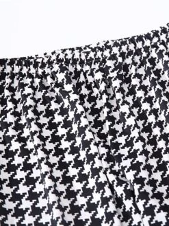 Women's Pajamas Sets Grid / Plaid Fashion Casual Soft Home Daily Bed Satin Breathable Lapel Long Sleeve Shirt Pant Button Pocket Fall Winter Black -Ladies Pajamas Store vhtyka1692172221547