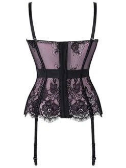 Women's Gartered Lingerie Sexy Lingerie Teddies & Bodysuits 1 Set Flower Sexy Uniforms Casual Bed Valentine's Day Polyester V Wire Sleeveless Lace Bow Fall Summer Purple Red / Buckle / Buckle -Ladies Pajamas Store vihuzm1629119059197