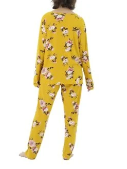 Women's Plus Size Loungewear Sets Stripe Flower Warm Fashion Casual Home Street Daily Polyester Warm Breathable Crew Neck Long Sleeve T Shirt Tee Pant Fall Winter Black Strips Black Daisy -Ladies Pajamas Store vlkdnm1693986212350