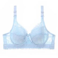 Women's Push Up Bras 3/4 Cup Lace Pure Color Hook & Eye Daily Wear POLY 1PC White Black / Plus Size / Plus Size -Ladies Pajamas Store vnqeld1617265451001