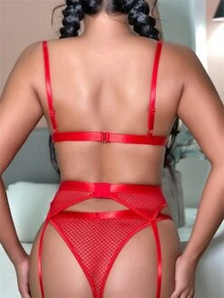 Women's Sexy Bodies Garter Lingerie Set 3 Pieces Pure Color Fashion Sexy Uniforms See Through Home Daily Bed Polyester Breathable Straps Sleeveless Backless Hole Spring Summer Green Black 33 Women's Sexy Bodies Garter Lingerie Set 3 Pieces Pure Color Fashion Sexy Uniforms See Through Home Daily Bed Polyester Breathable Straps Sleeveless Backless Hole Spring Summer Green Black -Ladies Pajamas Store vtlyak1642154334599