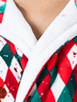 Women's Christmas Robes Gown Bathrobes Pjs Grid / Plaid Comfort Home Xmas Cotton Hoodie Long Sleeve Pocket Hoodie Winter Fall Red / Flannel -Ladies Pajamas Store vybqon1662541440497