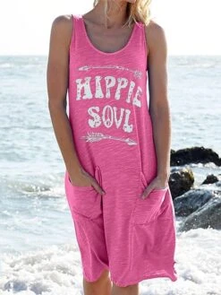 Women's Loungewear Nightshirt Dress Letter Fashion Casual Street Date Airport Cotton Spandex Jersey Breathable Crew Neck Sleeveless Pocket Summer Spring Black White 11 Women's Loungewear Nightshirt Dress Letter Fashion Casual Street Date Airport Cotton Spandex Jersey Breathable Crew Neck Sleeveless Pocket Summer Spring Black White -Ladies Pajamas Store wcoidv1679966377774