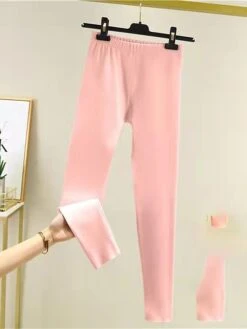 Women's Loungewear Pants Lounge Pants Pure Color Simple Casual Soft Street Daily Vacation Polyester Breathable Long Pant Elastic Waist Summer Spring Black Pink -Ladies Pajamas Store xiapes1692348347991