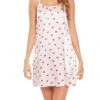 Women's Pajamas Nightgown Dress Heart Fashion Casual Soft Home Daily Bed Polyester Breathable Straps Sleeveless Backless Spring Summer White -Ladies Pajamas Store xikrad1676970025853