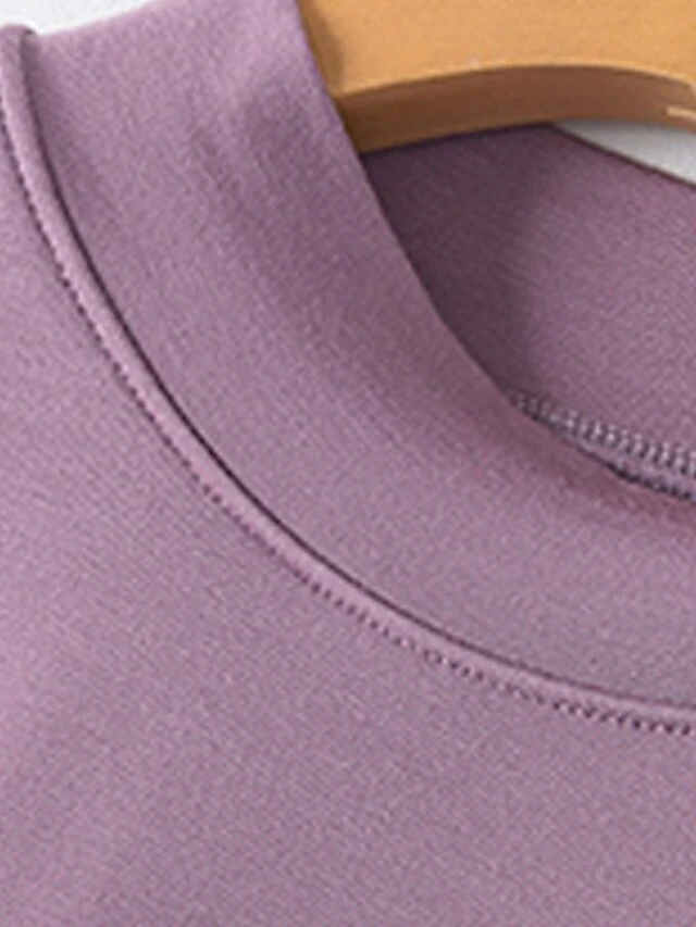 Women's Pajama Top With Chest Pads Loungewear Top Pure Color Fashion Casual Comfort Home Daily Bed Modal Breathable Crew Neck Long Sleeve Fall Winter Black White 10 Women's Pajama Top With Chest Pads Loungewear Top Pure Color Fashion Casual Comfort Home Daily Bed Modal Breathable Crew Neck Long Sleeve Fall Winter Black White - Image 8