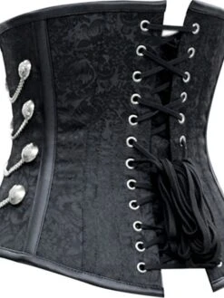 Women's Sexy Lingerie Body Shaper Pure Color Retro Hot Punk & Gothic Home Halloween Bed Polyester Breathable Bandeau Sleeveless Backless Summer Spring Black -Ladies Pajamas Store xjmtws1691133281210