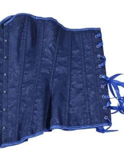 Corset Women's Corsets Halloween Party & Evening Club Black White Wine Sexy Overbust Corset Hook & Eye Lace Up Backless Tummy Control Pure Color Summer Spring -Ladies Pajamas Store xoyrck1658987117247