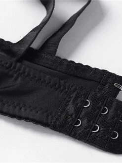 Women's Lace Bras Underwire Bras Fixed Straps Adjustable Full Coverage V Neck Breathable Push Up Pure Color Flower / Floral Hook & Eye Date Casual Daily Nylon Sexy 1PC White Blue / Bras & Bralettes -Ladies Pajamas Store xuocob1640852428263