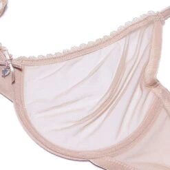 Women's Bras & Bralettes Lace Bras Underwire Bra 3/4 Cup Solid Color Micro-elastic Breathable Casual Daily Flesh-colored / 1 PC -Ladies Pajamas Store yedaoq1634902745593