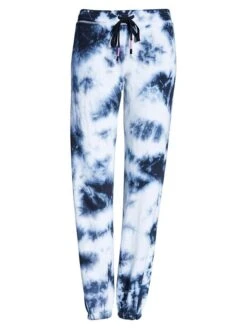 Women's Loungewear Sets Tie Dye Fashion Comfort Soft Home Daily Bed Polyester Warm Breathable Crew Neck Long Sleeve Pullover Pant Summer Spring Lake Blue -Ladies Pajamas Store yghnzz1694164404672