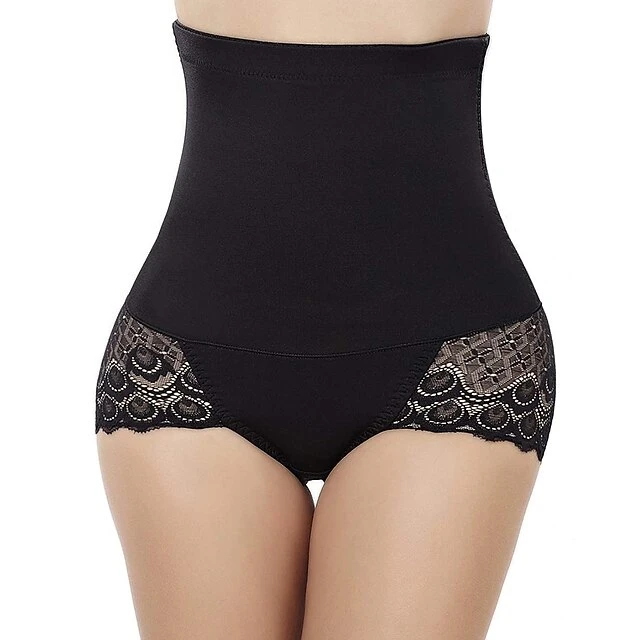 Corset Women's Control Panties Shapewears Office Running Gym Yoga Plus Size Maroon Almond Black Sport Breathable Seamed Lace Up Tummy Control Push Up Solid Color Lace Summer Spring 9 Corset Women's Control Panties Shapewears Office Running Gym Yoga Plus Size Maroon Almond Black Sport Breathable Seamed Lace Up Tummy Control Push Up Solid Color Lace Summer Spring - Image 7