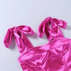 Corset Women's Corset Tops Party & Evening Club Yellow Fuchsia Cotton Comfortable Overbust Corset Backless Tummy Control Push Up Solid Color Summer Spring -Ladies Pajamas Store ynacxv1640143762365