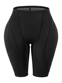 Women's Shapewear With Hip Pads Pure Color Sport Casual Comfort Home Daily Gyms Nylon Breathable Summer Spring Black Beige -Ladies Pajamas Store yshdur1696837261950