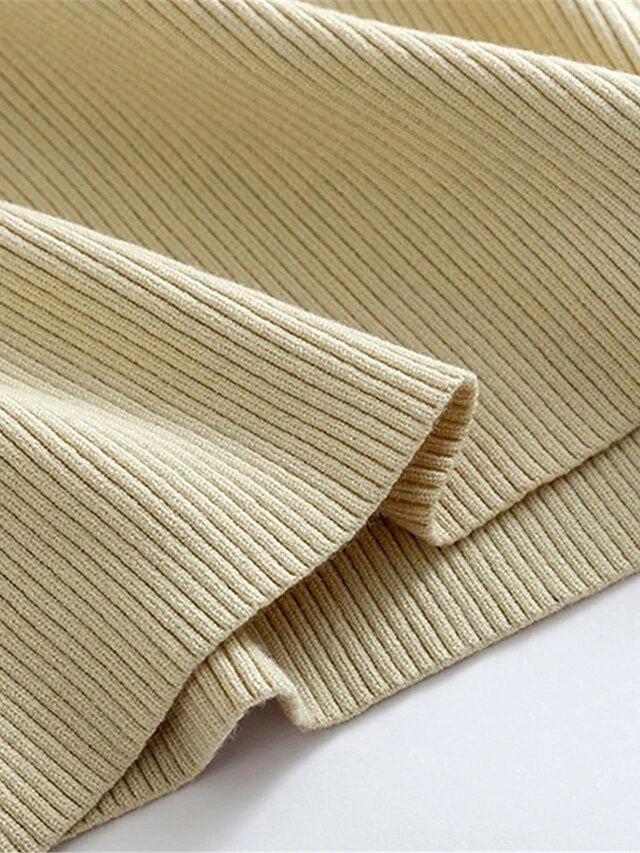 Women's Pajamas Sets Pure Color Fashion Casual Soft Home Daily Bed Knit Breathable Crew Neck Long Sleeve Pant Fall Winter Black Blue 14 Women's Pajamas Sets Pure Color Fashion Casual Soft Home Daily Bed Knit Breathable Crew Neck Long Sleeve Pant Fall Winter Black Blue - Image 12