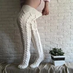 Women's Loungewear Pure Color Warm Casual Comfort Home Knit Warm Spring Fall White -Ladies Pajamas Store zdrhks1691133265577