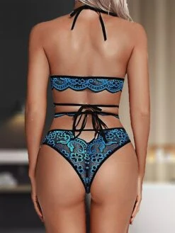 Women's Sexy Lingerie Lingerie Set Pure Color Lovers Hot Home Bed Valentine's Day Polyester Breathable Halter Sleeveless Backless Summer Spring White Red -Ladies Pajamas Store zricje1686307900074