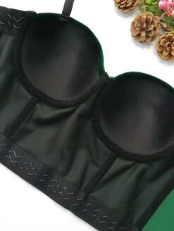Corset Women's Corset Tops Prom Party & Evening Club Black Wine Green Sexy Overbust Corset Buckle Backless Tummy Control Pure Color Summer Spring -Ladies Pajamas Store zrzieh1643187456356