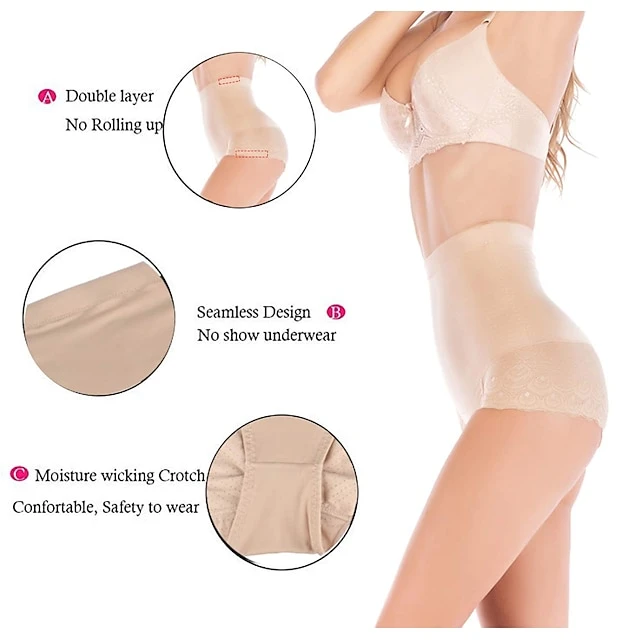 Corset Women's Control Panties Shapewears Office Running Gym Yoga Plus Size Maroon Almond Black Sport Breathable Seamed Lace Up Tummy Control Push Up Solid Color Lace Summer Spring 18 Corset Women's Control Panties Shapewears Office Running Gym Yoga Plus Size Maroon Almond Black Sport Breathable Seamed Lace Up Tummy Control Push Up Solid Color Lace Summer Spring - Image 16