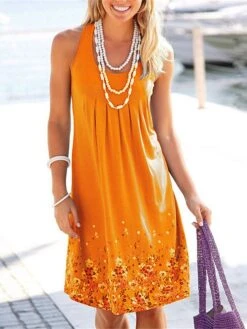 Women's Plus Size Loungewear Nightgown Nightshirt Dress Flower Simple Casual Comfort Home Daily Going Out Polyester Breathable Sleeveless Summer Spring Black Blue -Ladies Pajamas Store zymkmc1678256952671